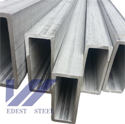 SS304 Stainless Steel Hollow Section Profile SS Rectangular Tube 6m 12m Length