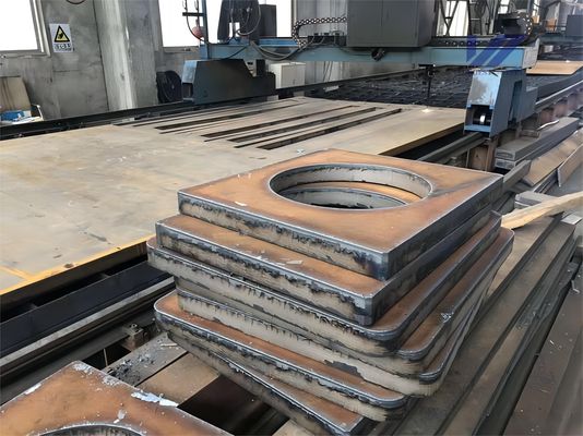 S235JR S355jr Customized Steel Plate Cutting CNC Machining Service