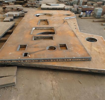 S235JR S355jr Customized Steel Plate Cutting CNC Machining Service