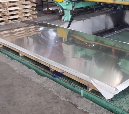 Bright Surface 304 Stainless Steel Sheet BA 8K PVC Protective Film Finishing